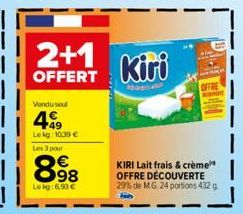 lait frais Kiri