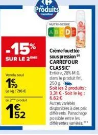 crème carrefour