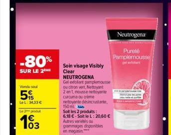 mousse nettoyante Neutrogena