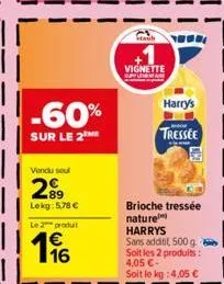 brioche tressée harry's