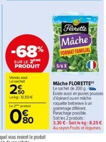 sachet Florette