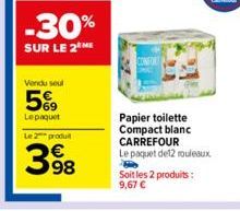 papier toilette Carrefour