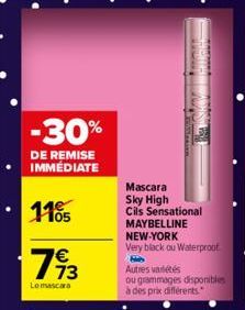 soldes MAYBELLINE