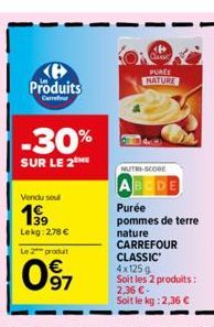 pommes de terre Carrefour