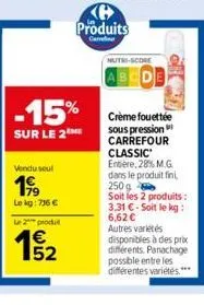 crème carrefour