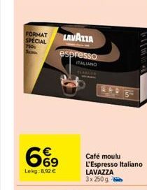 café moulu lavazza