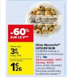 olives blini