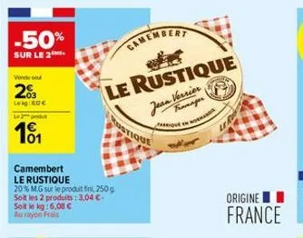 camembert le rustique