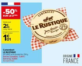 camembert Le rustique