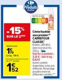 crème carrefour