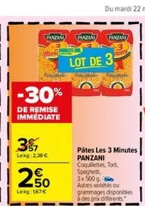 soldes panzani