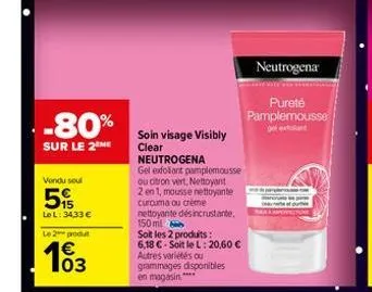 mousse nettoyante neutrogena