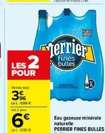 eau gazeuse perrier