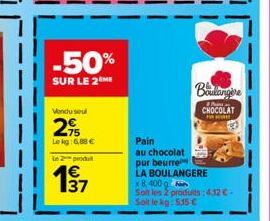 chocolat La Boulangére