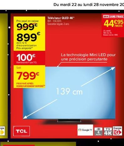 téléviseur TCL