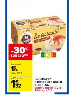 île flottante Carrefour