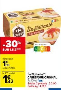 île flottante Carrefour