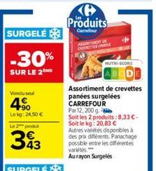 crevettes Carrefour