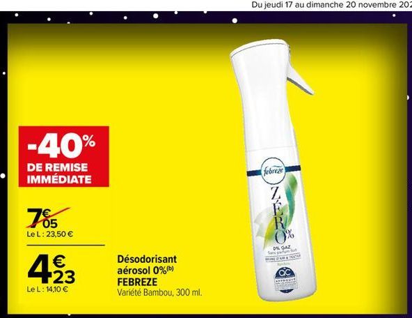 soldes Febreze