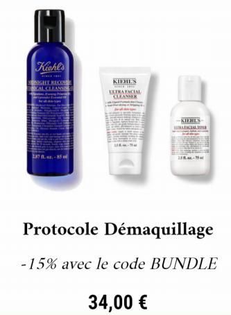 Kiehl's  IN TH  NIGHT RECOM NICAL CLEANSIN  Singh  Ne  287 1-85  KIEHL'S were m ULTRAFACIAL CLEANSER  -3M  RAFACIAL  34,00 €  25-