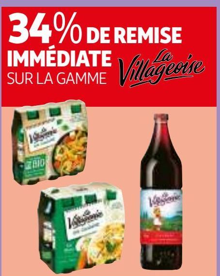 34% DE REMISE IMMÉDIATE SUR LA GAMME