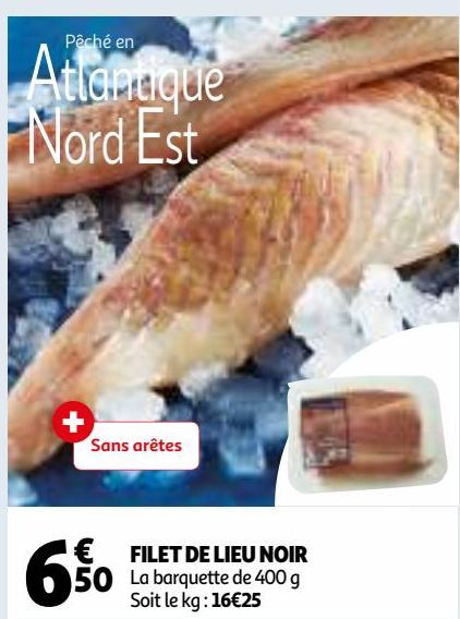 FILET DE LIEU NOIR