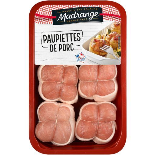 6 PAUPIETTES DE PORC MADRANGE