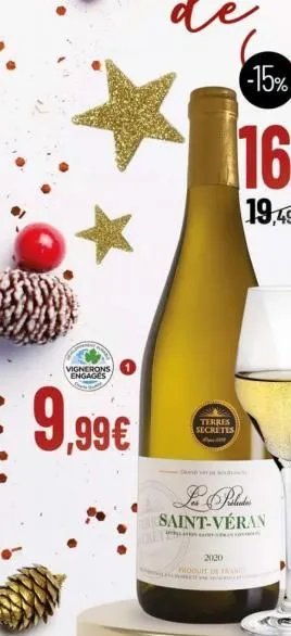 vignerons engages  €9,99€  terres  secretes and  my son  les polandes saint-véran  2000 produit de france  ella mia  