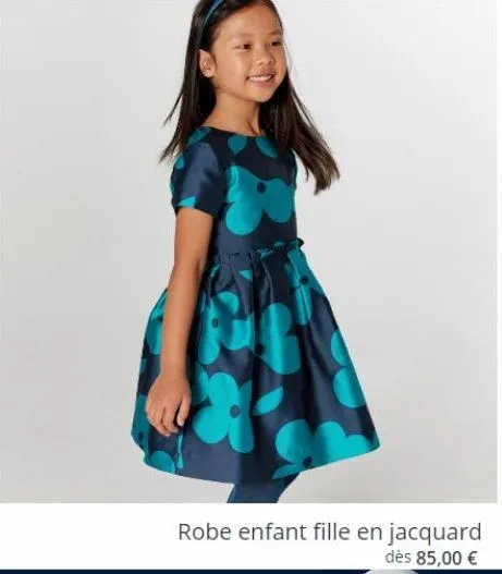 robe enfant fille en jacquard  dès 85,00 € 