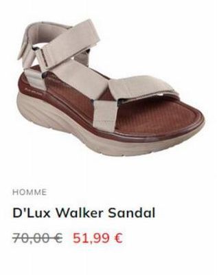 HOMME  D'Lux Walker Sandal  70,00€ 51,99 € 