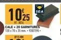 1025  t  cale + 20 garnitures 120x70x35mm-120750  sea 