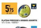 075  479  PLATEAU PERCEUSE & DISQUES ASSORTIS  SEA 