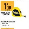 110  42  FISCHER DAREX  MESURE À BLOCAGE 2013 -92837776. 