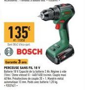 perceuse sans fil Bosch