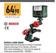 niveau laser Bosch