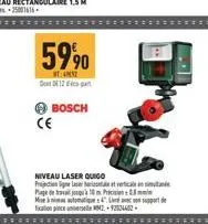 niveau laser bosch