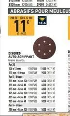 par20-130x12  11  sea  disques auto-agrippant grains at  pur 20  13010 127541140  115-907  pr5-1  115-120 2004 115-a24t 15-44535  125-120 9246  125-25344450375  125-2525 1420 42  pr5-4  150mm-120 9300