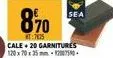 870  725  cale + 20 garnitures 120x70x35mm-1207580  sea 