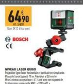 niveau laser Bosch