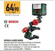 niveau laser Bosch