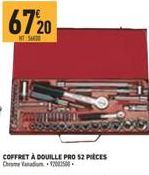 6720  NTSADE  COFFRET À DOUILLE PRO 52 PIÈCES 