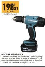 perceuse Makita