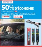 % d´economie sur votre compte WAAOH sur les balais d´essuie glace Bosch et Auchan offre sur Auchan