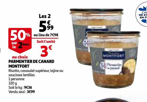 PARMENTIER DE CANARD MONTFORT