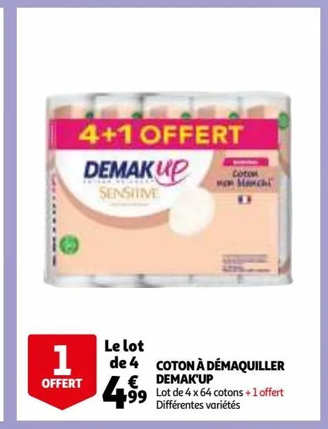 coton à démaquiller demak'up