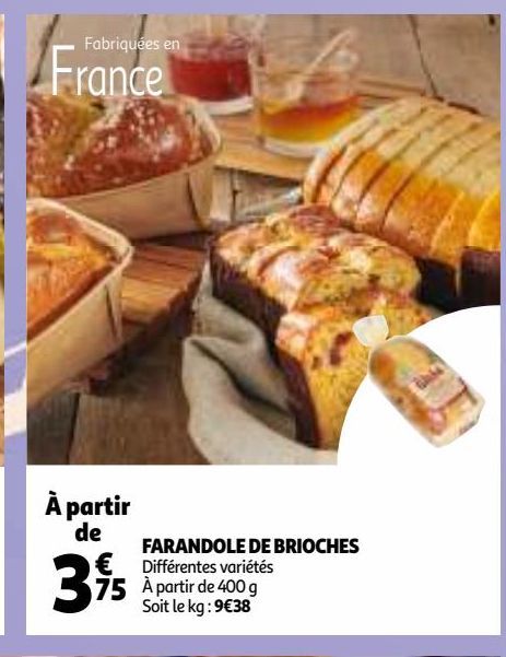 FARANDOLE DE BRIOCHES