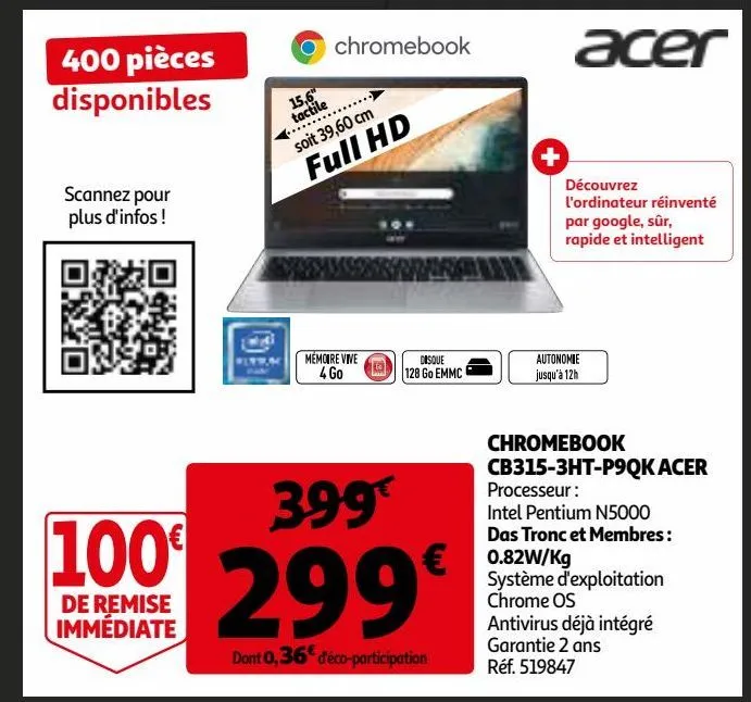 chromebook cb315-3ht-p9qk acer