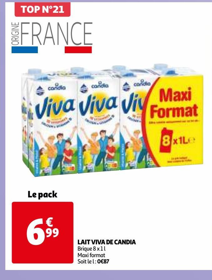 LAIT VIVA DE CANDIA