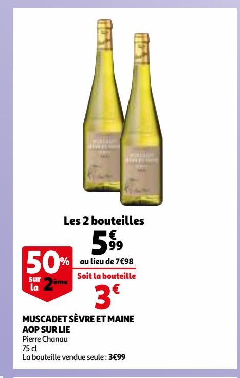 MUSCADET SÈVRE ET MAINE AOP SUR LIE