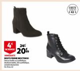 BOOTS FEMME INEXTENSO offre à 20,99€ sur Auchan